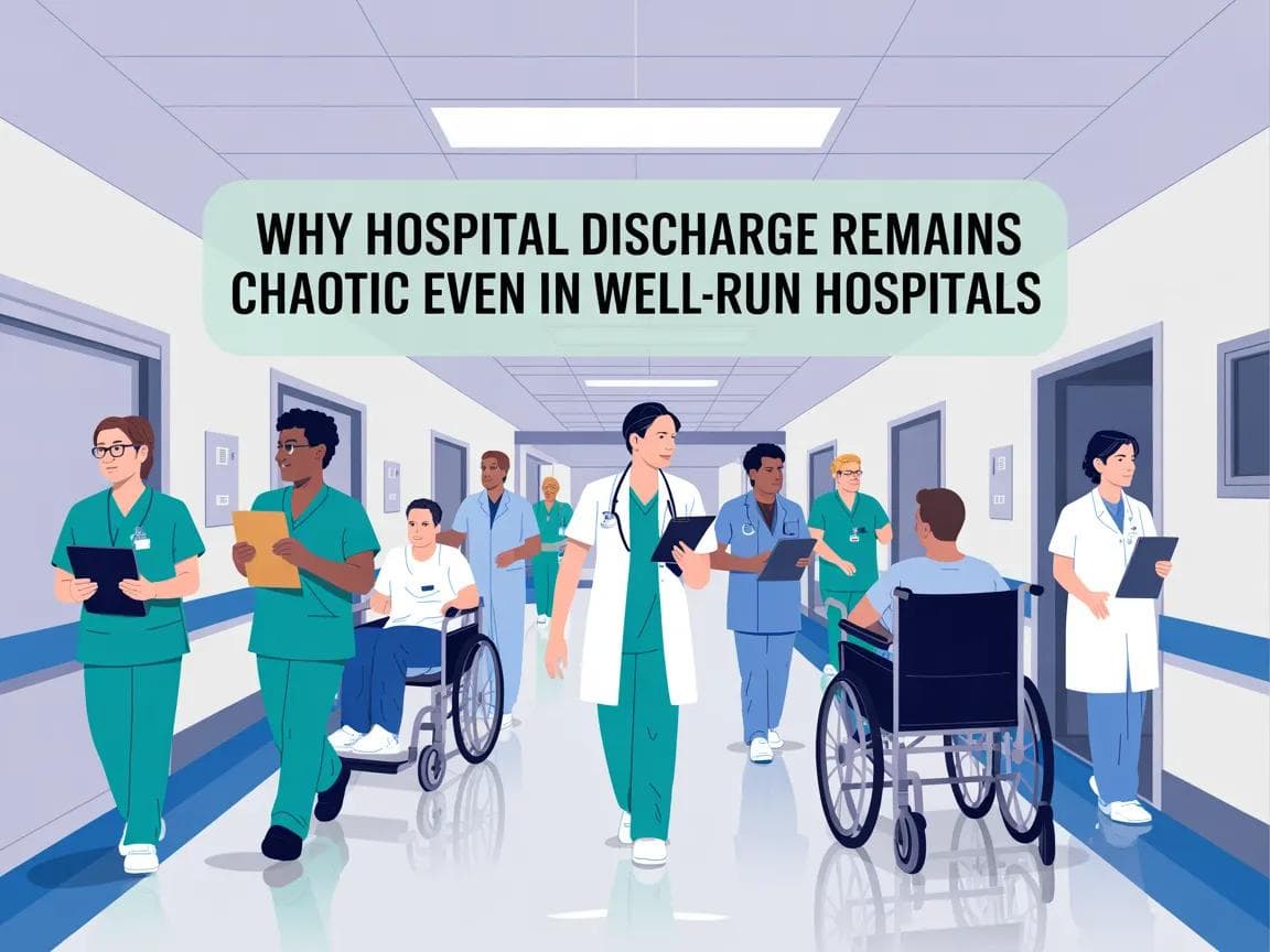 Why Hospital Discharge Remains Chaotic Even in Well-Run Hospitals